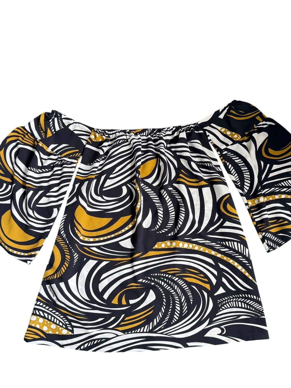 Manuhealii off shoulder mini dress polyester XS